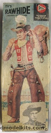 Pyro 1/8 TV's Rawhide Western Cowpuncher (Eric Fleming as Gil Favor), 276-98 plastic model kit